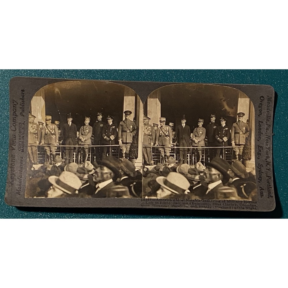 WWI NATIONAL CONVENTION OF AMERICAN LEGION, KANSAS CITY ~Keystone Stereoview